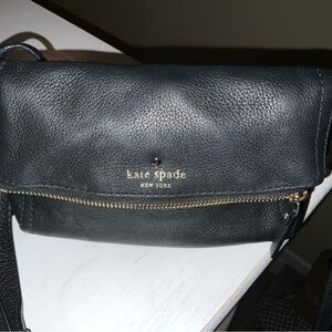 Kate Spade Black Leather Crossbody Bag